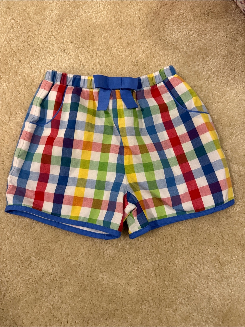 Beaufort Bonnet Girls Plaid Shorts Size 6 new without tags